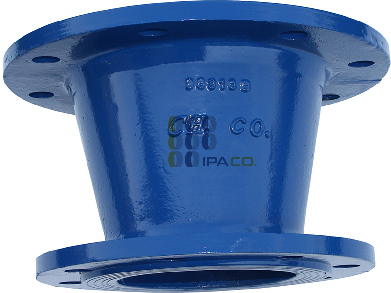 تبدیل هم مرکز دو سر فلنج چدن داکتیل