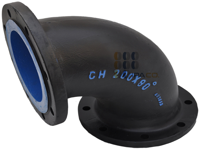 زانو دو سر فلنج 90 درجه