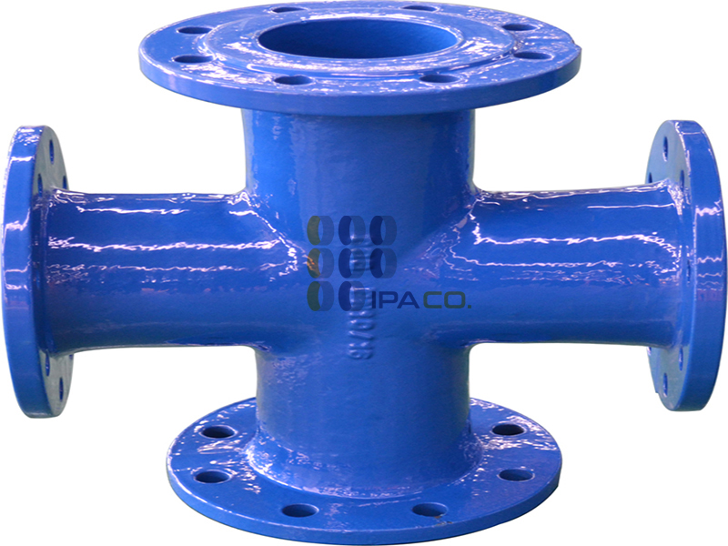 چهار راه چهار سر فلنج چدن داکتیل