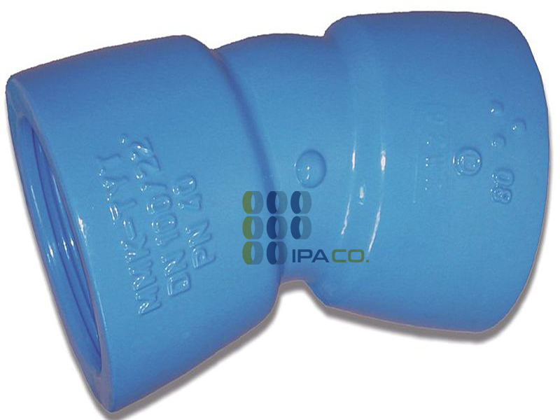 زانوی دو سرصاف °22.5 چدن داکتیل