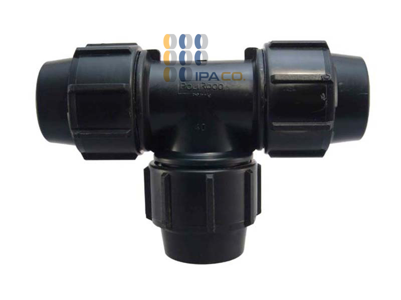 سه راه تبدیل پیچی پلی اتیلن